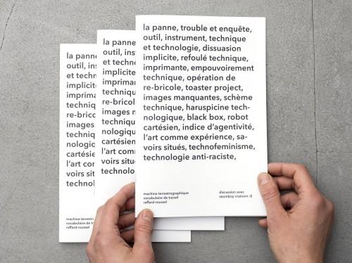 Vocabulaire de travail — Machine Terrestrographique